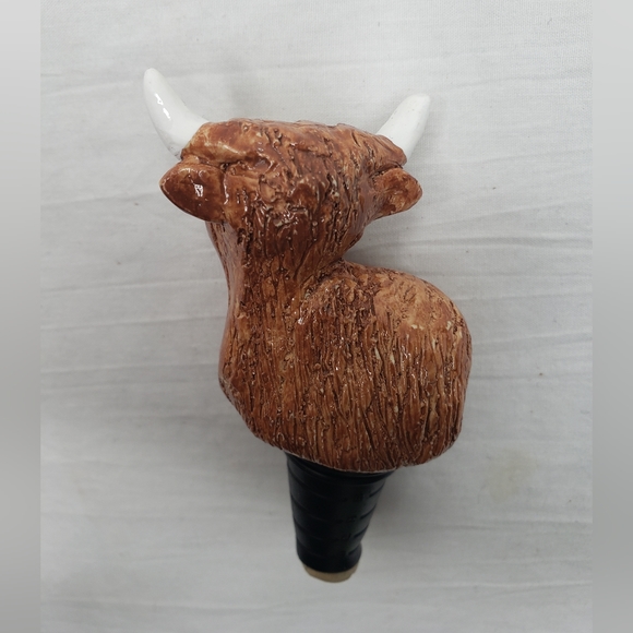 4 Vintage Pimpernel Scotland Drink Coasters and Scottish Cow Bottle Stopper - Picture 5 of 7